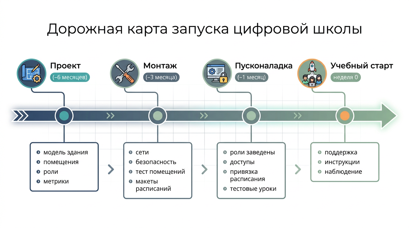 дорожная карта запуска школы в новом жилом квартале
